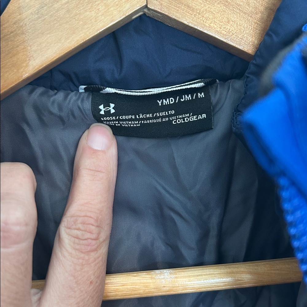 Under Armour UA Kids' Westward Waterproof 3-in-1 Jacket Royal Size Medium 10 12 - Picture 5 of 7